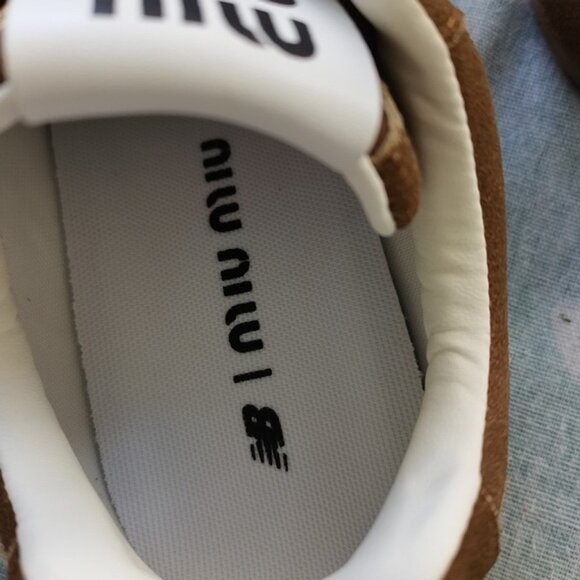 New Balance X Miu Miu 530 Sl Suede Sneakers - Picture 7 of 11